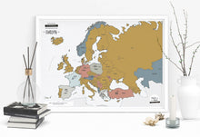 Cargar imagen en el visor de la galería, Mapa rascable Europa
